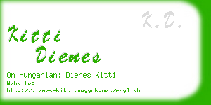 kitti dienes business card